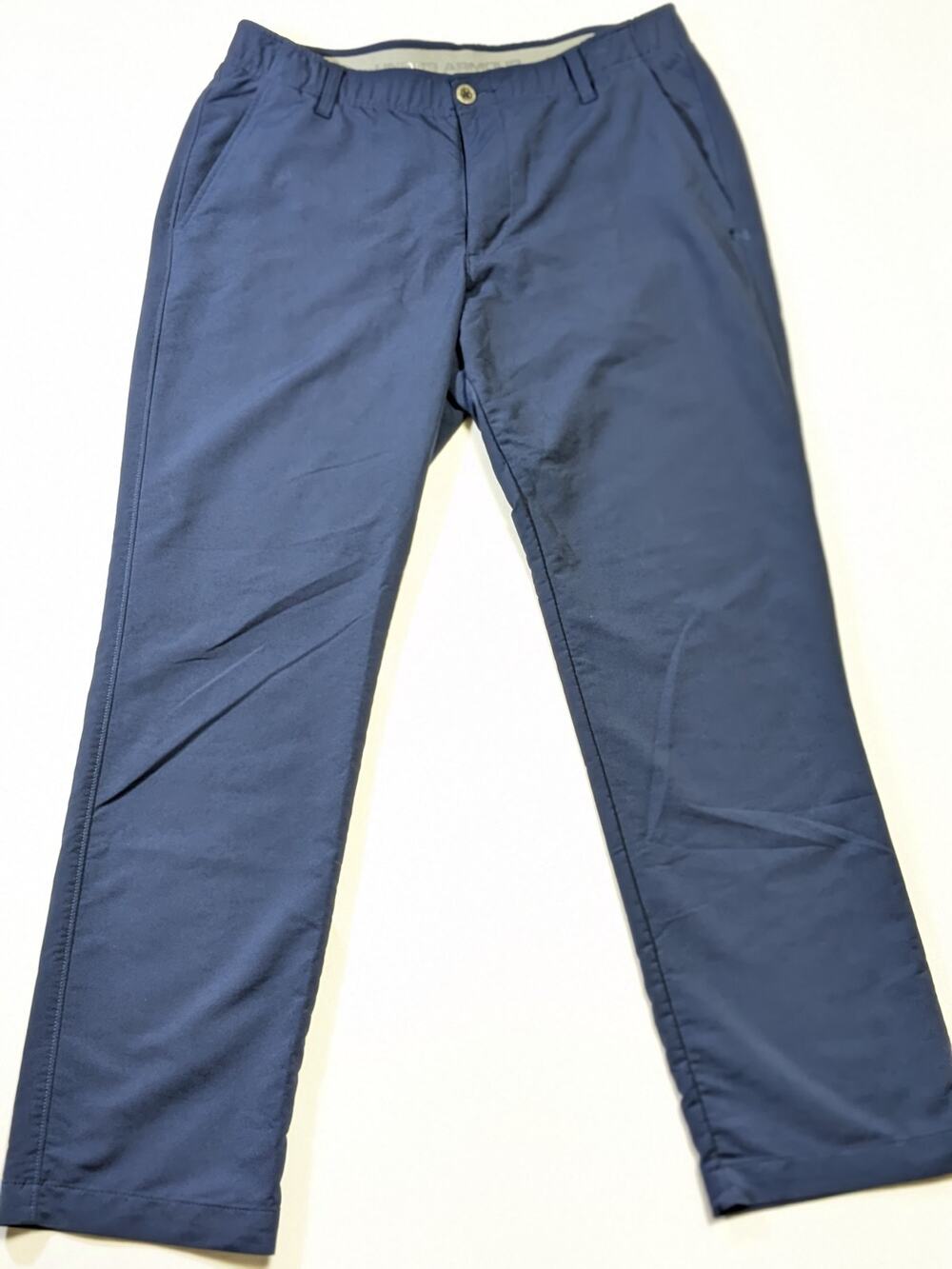 Under Armour Pants Mens 34x30 Blue Match Play Performance Golf 1342263